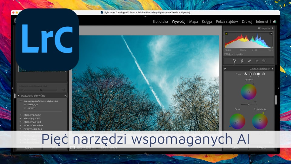 5 narzędzi ze wsparciem AI w Lightroom Classic